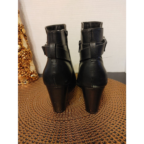Giani Bernini Artemy Leather Booties Size 9M - Picture 4 of 5